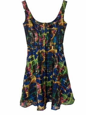 Black Halo Aniston multicolored dress